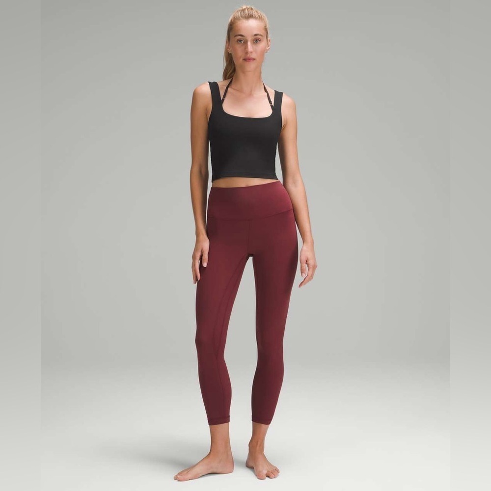 Lululemon Align Removable Strap Tank Top-Black- Size 8